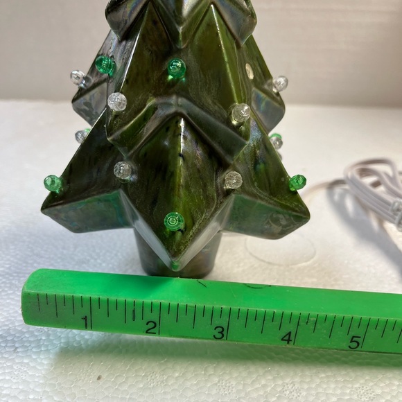 Green glazed Christmas tree - Picture 5 of 7